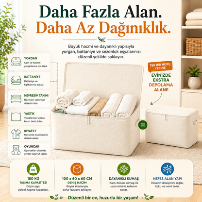Biva Home Büyük Hacimli Saklama Hurcu