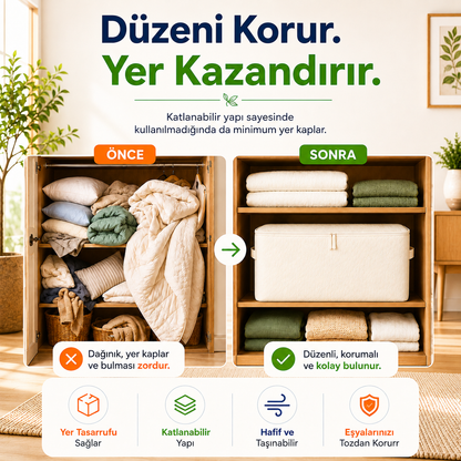 Biva Home Büyük Hacimli Saklama Hurcu