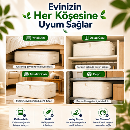Biva Home Büyük Hacimli Saklama Hurcu
